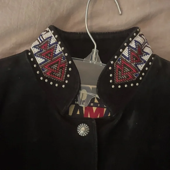 Tony Lama Black Studded Women's Blazer - Picture 4 of 6